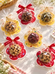 [BEECAKE] Bánh cookies socola chip kèm Tag hoa