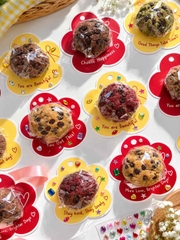 [BEECAKE] Bánh cookies socola chip kèm Tag hoa