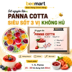 [SNL] Panna Cotta siêu mứt 3 vị (100g mứt mỗi vị )