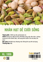 Nhân hạt dẻ cười (sống) loại I 100gr