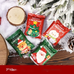 Túi cookies các hình noel màu sắc 7*10cm