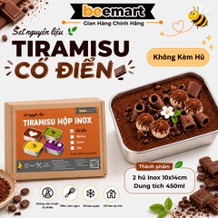 [SNL] Tiramisu hộp thiếc chữ nhật ( thành phẩm 2 hộp) Giao toàn quốc