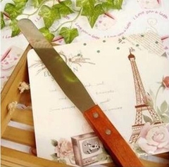 Dao chà láng thẳng cán gỗ 20cm (8inch)