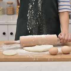 Cán lăn bột gỗ có tay cầm 45x45