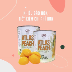 Đào ngâm đóng hộp Atlas 825g