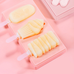 Khuôn kem silicone 3 chiếc hình que kem