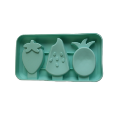 Khuôn kem silicone 3 chiếc hình hoa quả