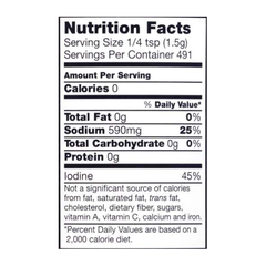 Muối ăn Morton Iodized Salt 737gr