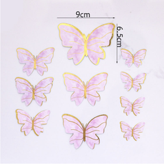 Set que cắm bướm hồng