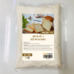 Bột số 11 (Bột mỳ đa dụng) Beemart 1kg