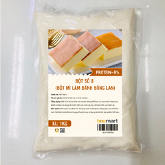 Bột số 8 (Bột mỳ làm bánh bông lan) Beemart 1kg