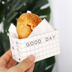 Hộp giấy đựng bánh hamburger Good Day 10*6 cm