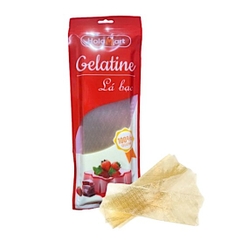 Lá gelatine Holamart  (lá bạc) 100g