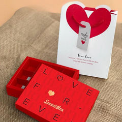 Set túi hộp đựng socola Sweet Box 9 viên