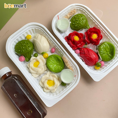 [Bột tạo hình cấp đông] Chè trôi nước Hoa Sen Đỏ (kèm đường phèn nấu nước đường)