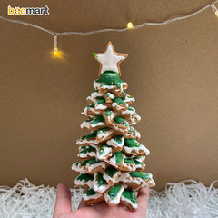 [SNL] Cookie icing tạo hình cây thông noel