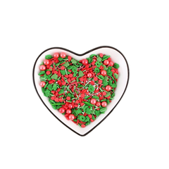 Kẹo trang trí mix hình Noel xanh đỏ 50g