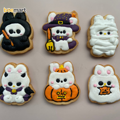 [SNL] Cookie icing 12 hình thỏ halloween
