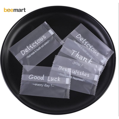 Túi đựng bánh cookie trong chữ trắng 7*10cm (20c)