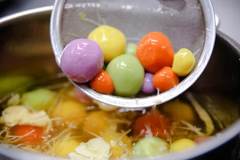 [Bột tạo hình cấp đông] Chè trôi nước viên sẵn (nhân đậu xanh kèm nguyên liệu nấu nước đường)