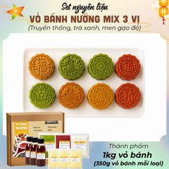 [SNL] Vỏ bánh nướng 350g (chọn màu vỏ)