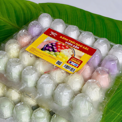 [Bột tạo hình cấp đông] Bánh trôi viên sẵn ngũ sắc Nương Bắc