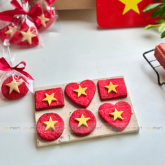 Kẹo trang trí bông đường ngôi sao lớn 10c