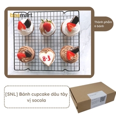 [SNL] Bánh cupcake kem dâu tây