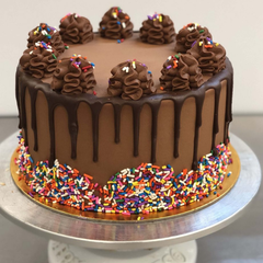 Hộp gato quai xách kèm đế Party size 28cm