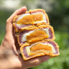 [SNL] Bánh trung thu mochi khoai môn chà bông trứng muối