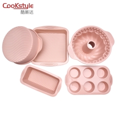 Bộ khuôn làm bánh silicone cao cấp 5 món