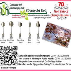 Bộ kim thạch số 70 (Hoa đào)