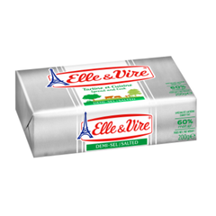 Bơ mặn 60% béo Elle & Vire 200g