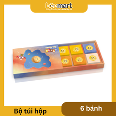 Hộp đựng bánh trung thu Đa sắc 6 bánh