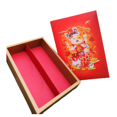 Bộ túi hộp mèo Thần Tài và cá chép