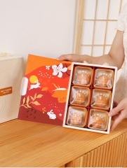 Bộ túi hộp trung thu 6 bánh nhỏ Best Wishes For You (10 bộ)