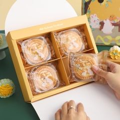 Bộ hộp trung thu 6 bánh nhỏ Thỏ đoàn viên (3 bộ)