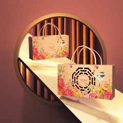 Bộ túi hộp trung thu Thu Cúc 2 bánh