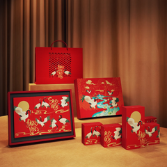 Bộ túi hộp trung thu Tiên Hạc 6 bánh