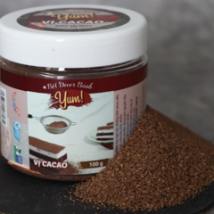 Bột rắc trang trí bánh Yum màu nâu (vị cacao) 100g