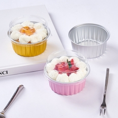 Cốc nhôm tròn có nắp 125ml