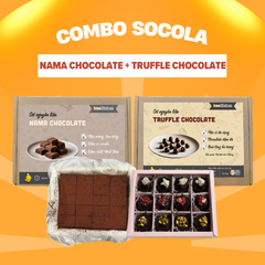 Combo socola (nama chocolate + truffle chocolate 9 viên)