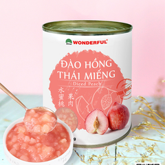 Đào hồng thái miếng Wonderful 850g