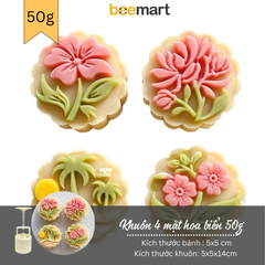 Khuôn lò xo 4 mặt hoa biển 50g