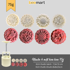 Khuôn lò xo 4 mặt hoa 75g