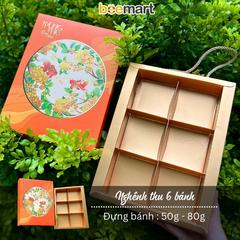 Bộ túi hộp trung thu 6 bánh các mẫu