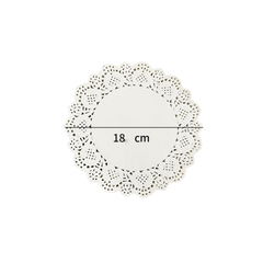 Giấy ren lót bánh size 18cm (10c)