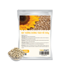 Hạt hướng dương bóc vỏ 500gr
