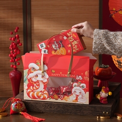 Hộp đựng bánh Happy New Year 2025