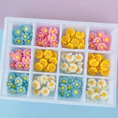 Kẹo trang trí hình hoa cúc mix màu